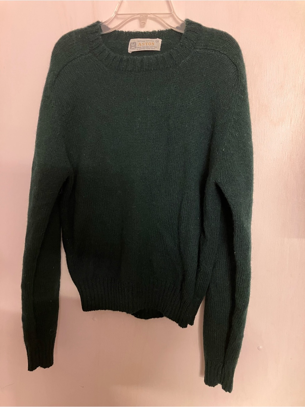 Aston Shetland 100% Wool Pullover Sweater, Women’s Size 38 (Eu), Size 6, Green